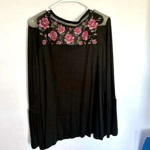 Womens soft flowy top